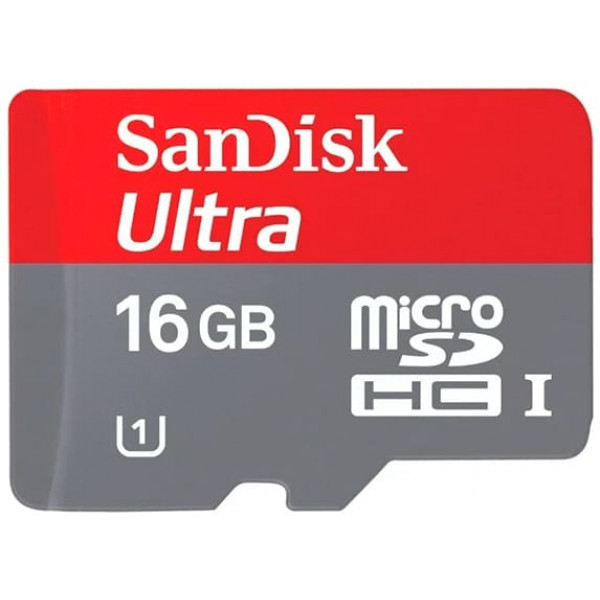 MicroSD SanDisk Ultra 16GB Class 10